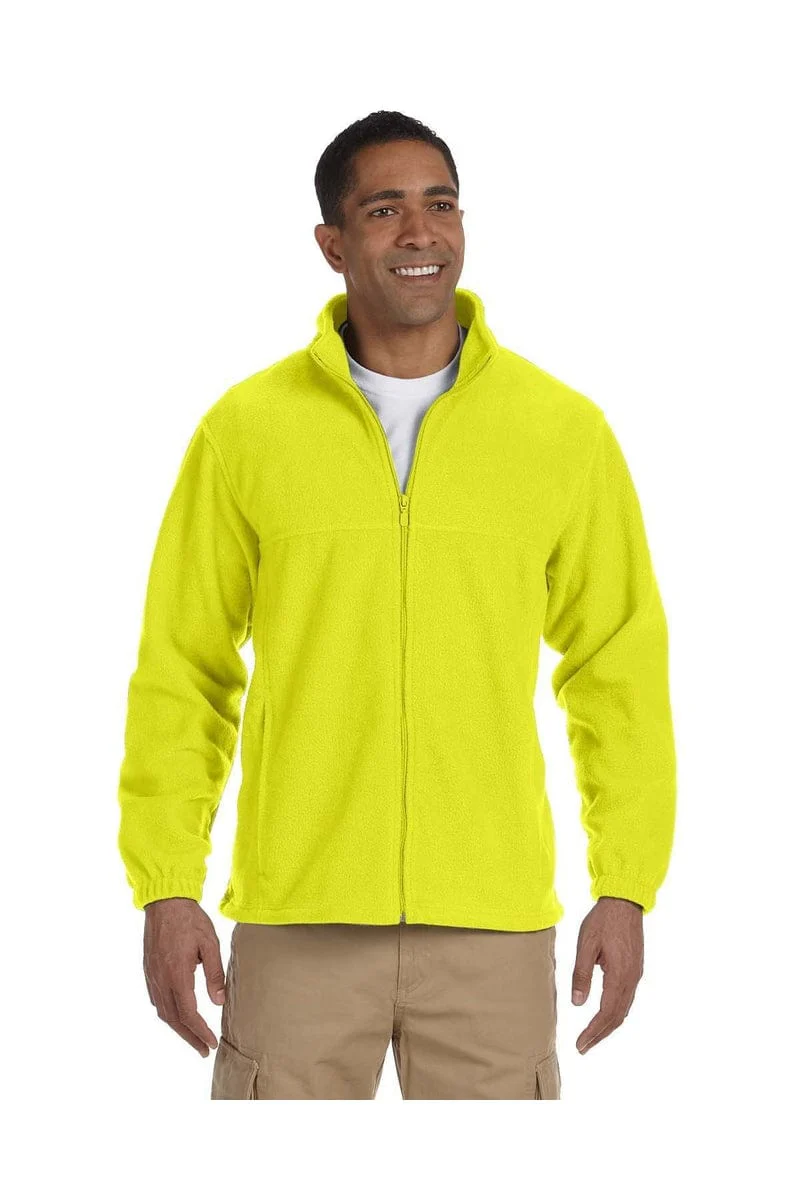 Harriton M990T Men's Tall 8 oz. Full-Zip Fleece - Image 10