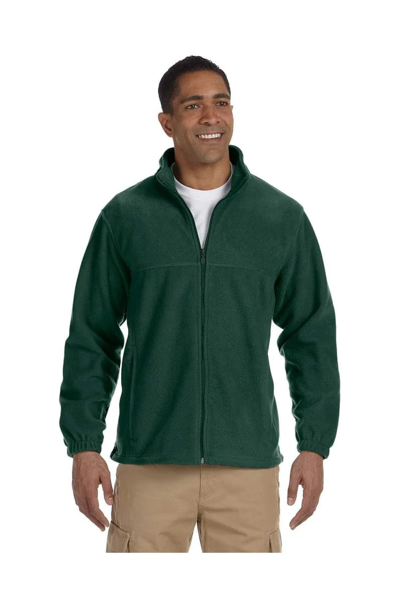 Harriton M990T Men's Tall 8 oz. Full-Zip Fleece - Image 7