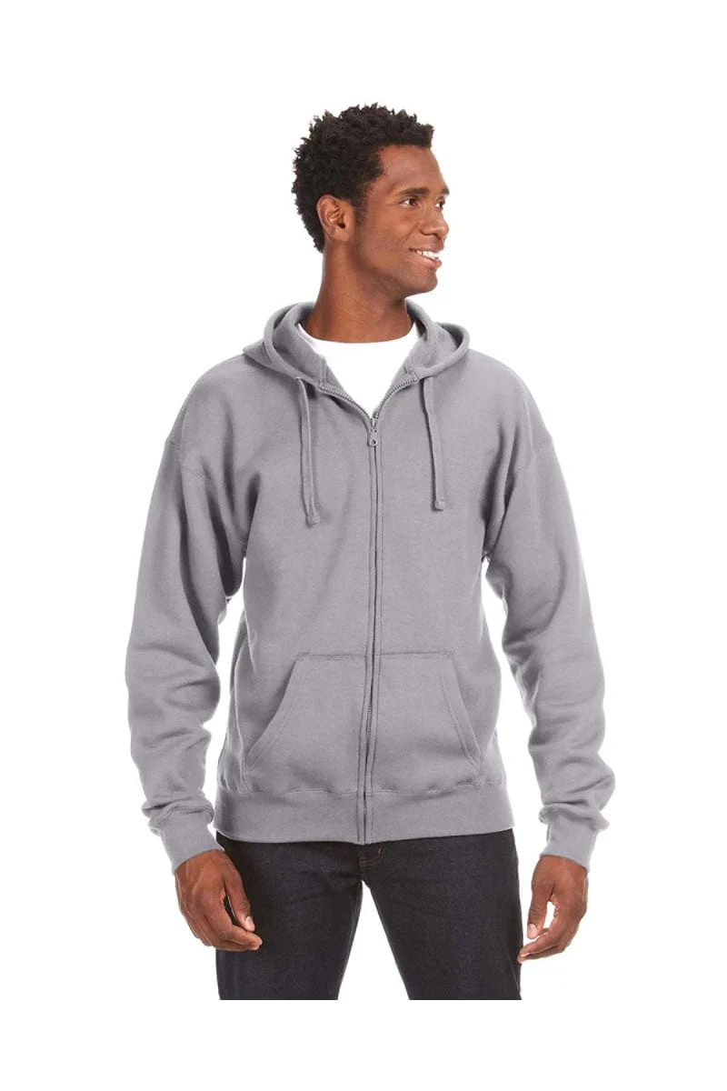 J America JA8821 Adult Premium Full-Zip Fleece Hood - Image 5