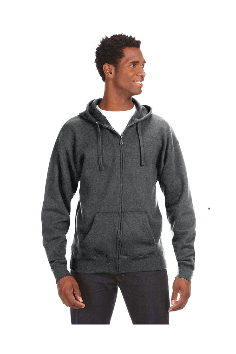 J America JA8821 Adult Premium Full-Zip Fleece Hood - Image 6