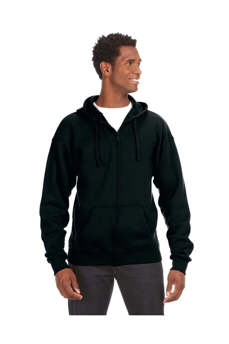J America JA8821 Adult Premium Full-Zip Fleece Hood - Image 7
