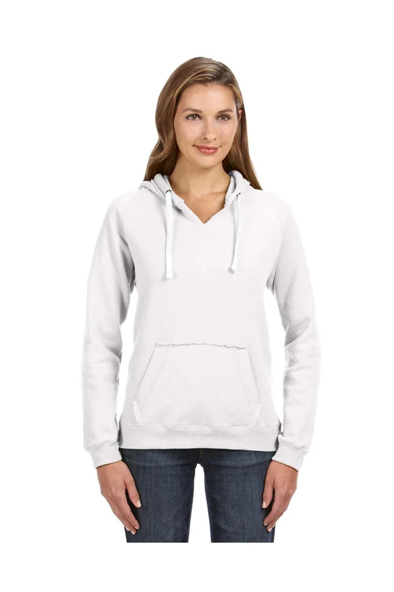 J America JA8836 Ladies' Sydney Brushed V-Neck Hood - Image 10