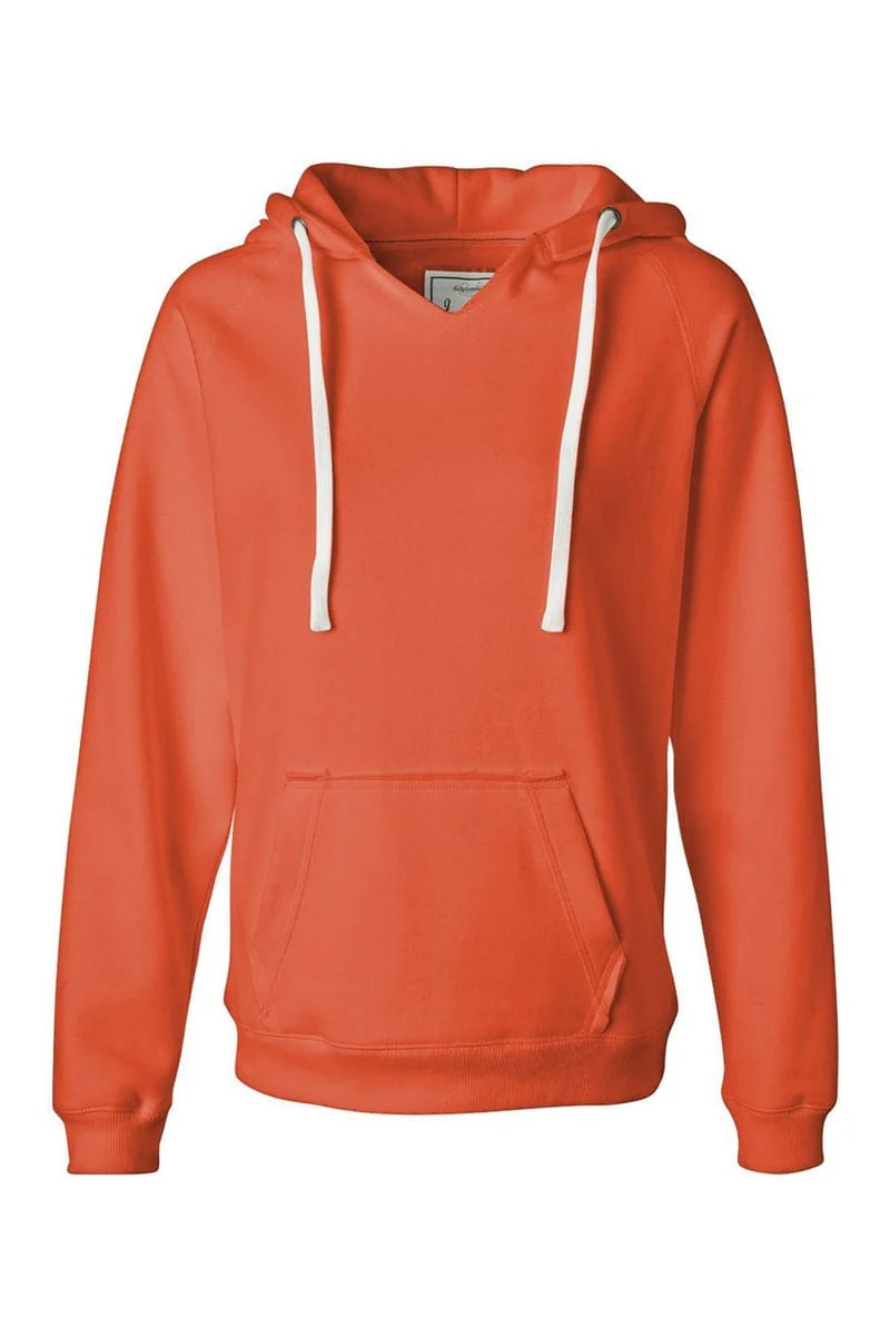 J America JA8836 Ladies' Sydney Brushed V-Neck Hood - Image 7