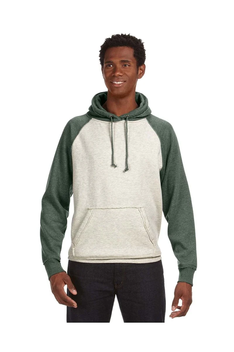 J America JA8885 Adult Vintage Heather Pullover Hood - Image 10