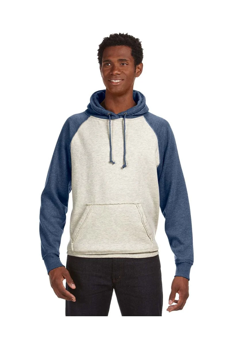J America JA8885 Adult Vintage Heather Pullover Hood - Image 11