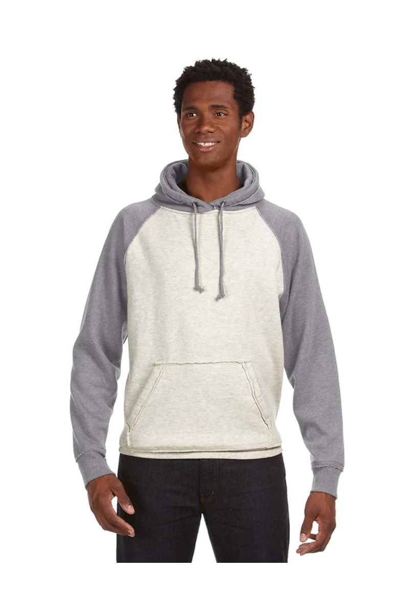 J America JA8885 Adult Vintage Heather Pullover Hood - Image 12