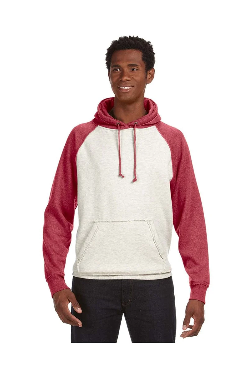 J America JA8885 Adult Vintage Heather Pullover Hood - Image 13