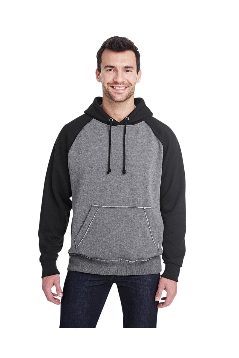 J America JA8885 Adult Vintage Heather Pullover Hood - Image 15