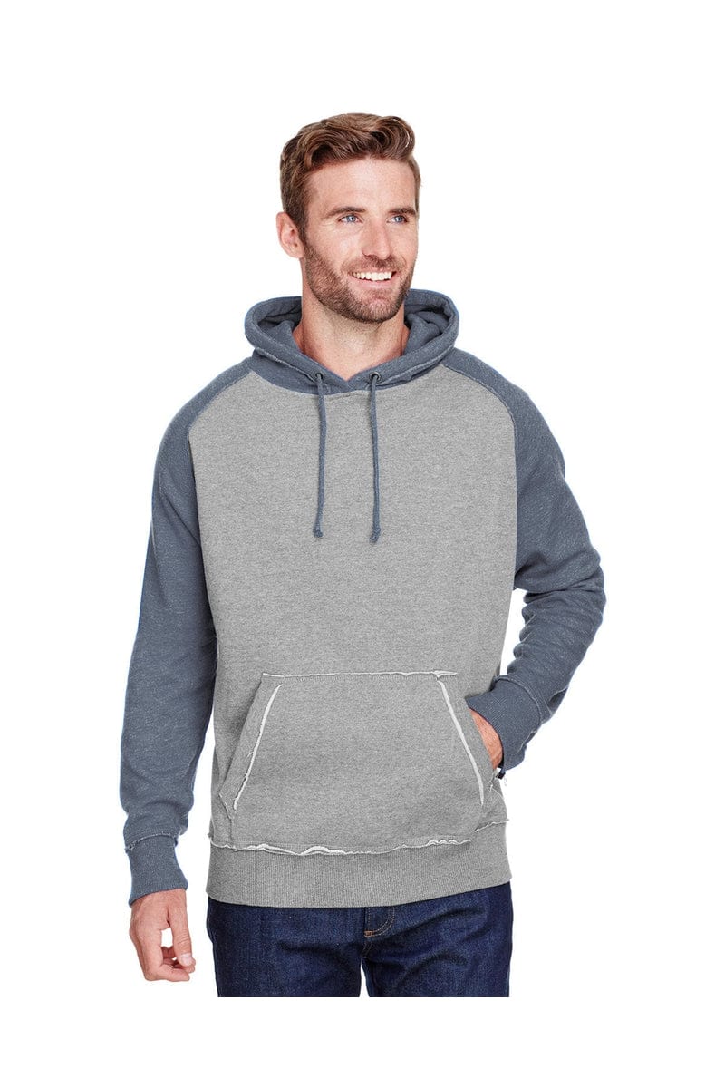 J America JA8885 Adult Vintage Heather Pullover Hood - Image 17
