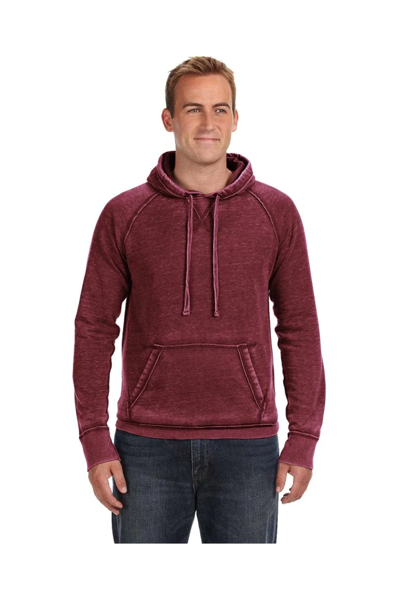 J America JA8915 Adult Vintage Zen Fleece Pullover Hood - Image 10