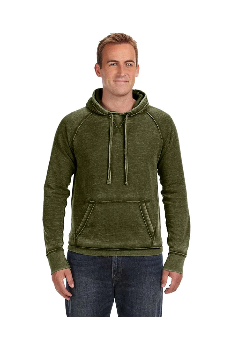 J America JA8915 Adult Vintage Zen Fleece Pullover Hood - Image 11