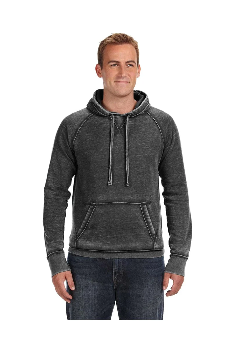 J America JA8915 Adult Vintage Zen Fleece Pullover Hood - Image 9
