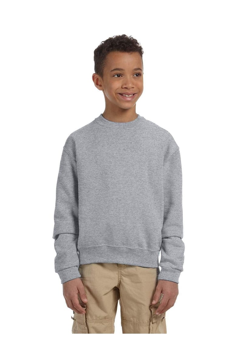 Jerzees 562B Youth 8 oz. NuBlend(r) Fleece Crew - Image 8