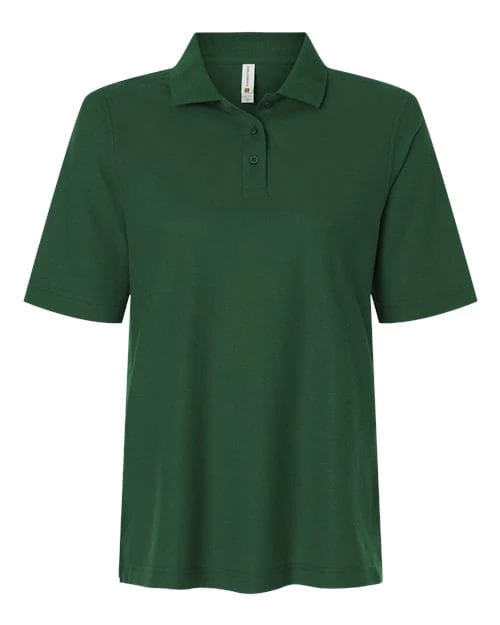 Harriton M105W Women's Maverick CVC Pique Polo - Image 4