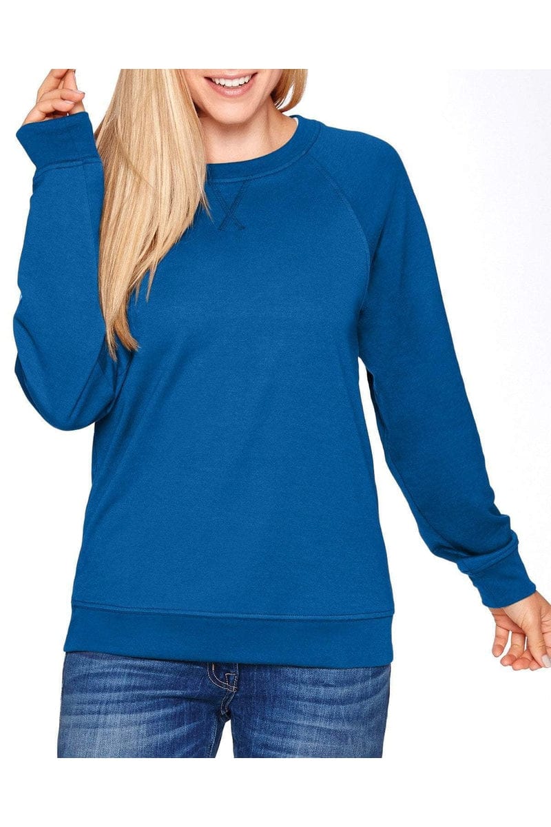 Next Level N9000 Unisex French Terry Raglan Crew - Image 5