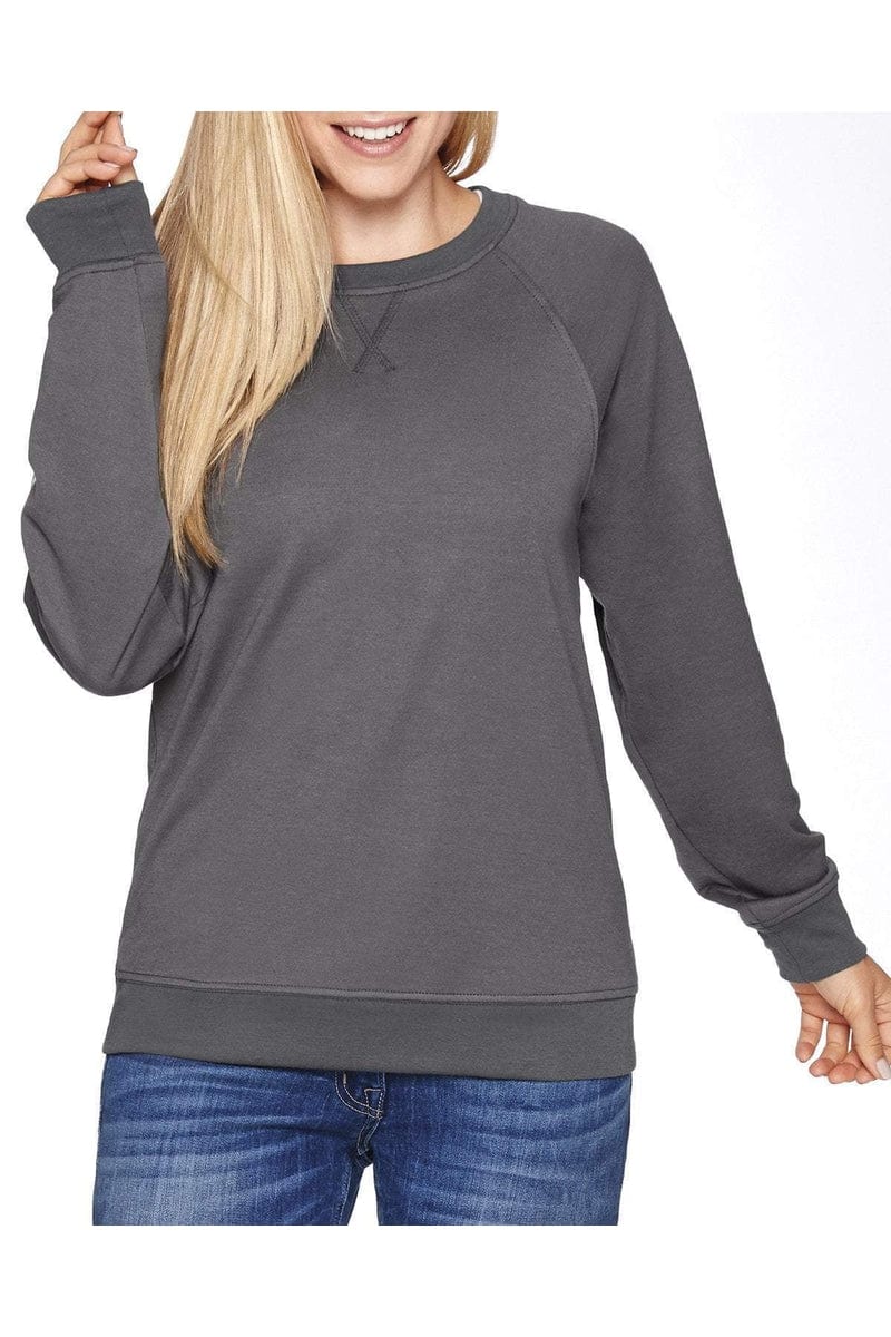 Next Level N9000 Unisex French Terry Raglan Crew - Image 8