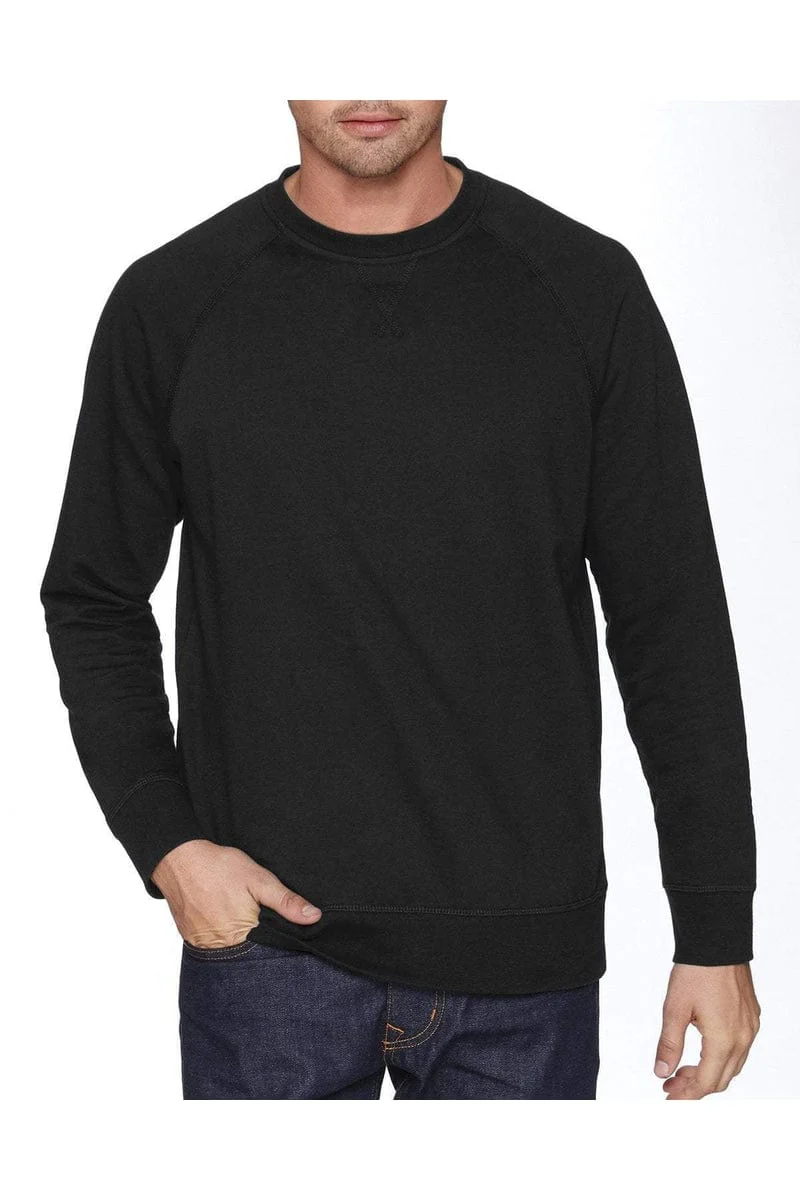 Next Level N9000 Unisex French Terry Raglan Crew - Image 9