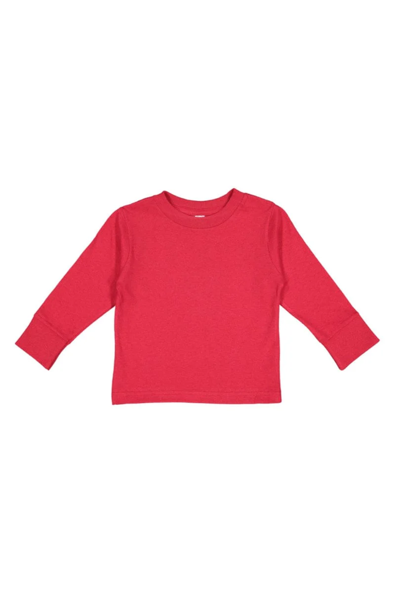 Rabbit Skins 3311 Toddler Long-Sleeve Cotton Jersey T-Shirt - Image 14