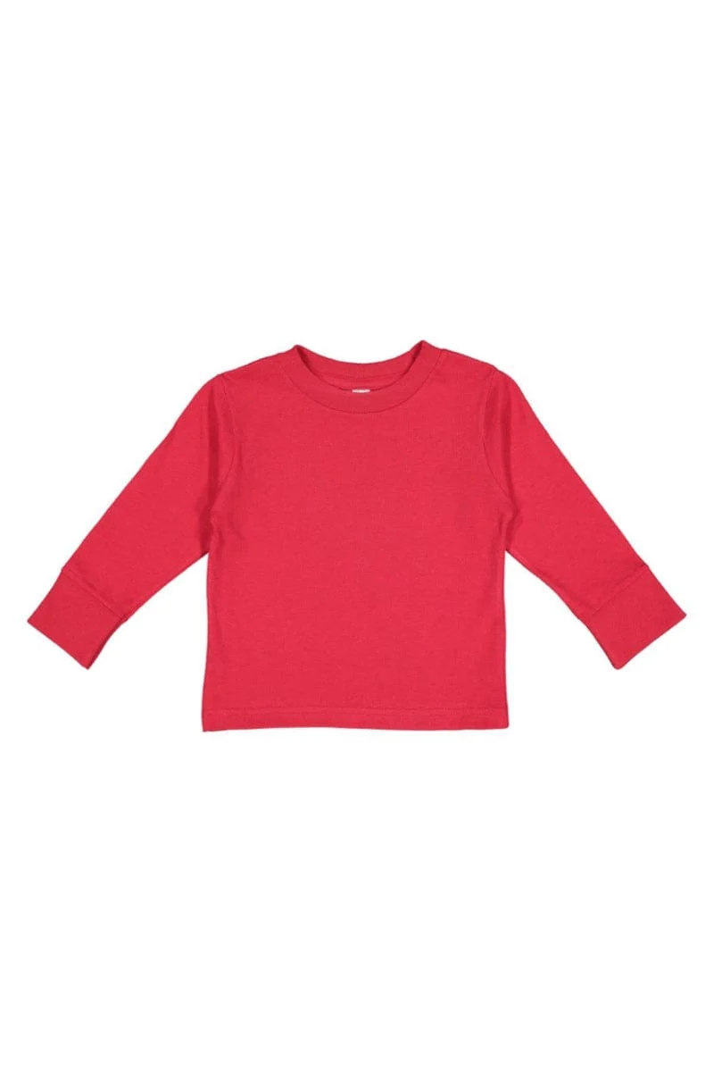 Rabbit Skins 3311 Toddler Long-Sleeve Cotton Jersey T-Shirt - Image 3