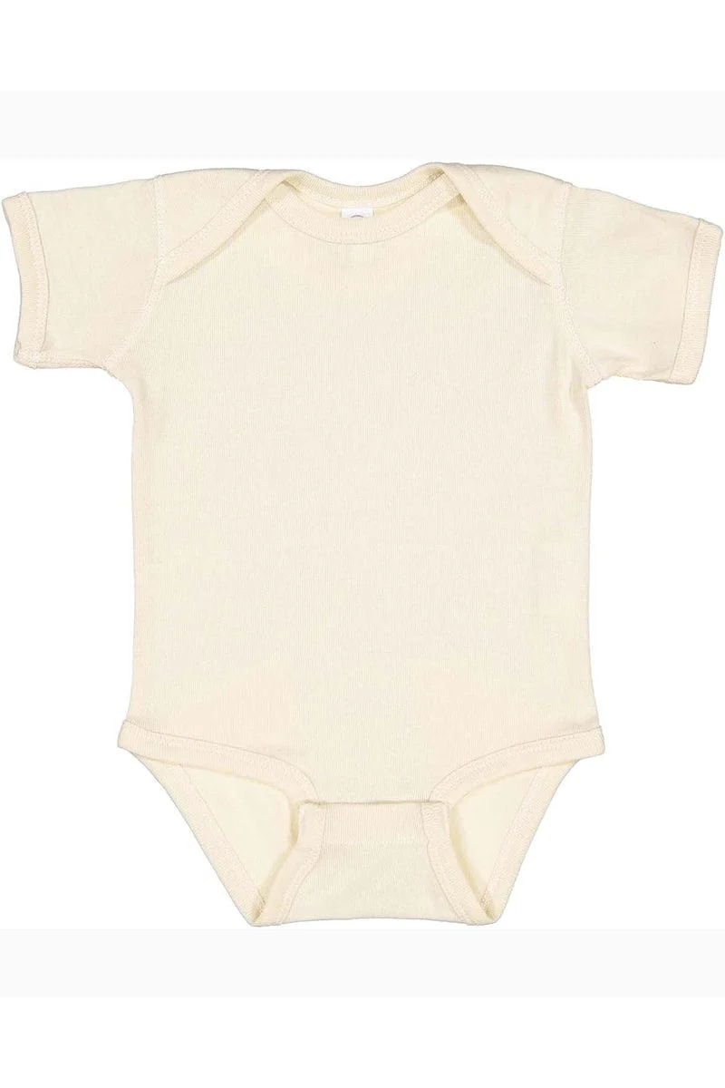 Rabbit Skins 4400 Infant Baby Rib Bodysuit - Image 29