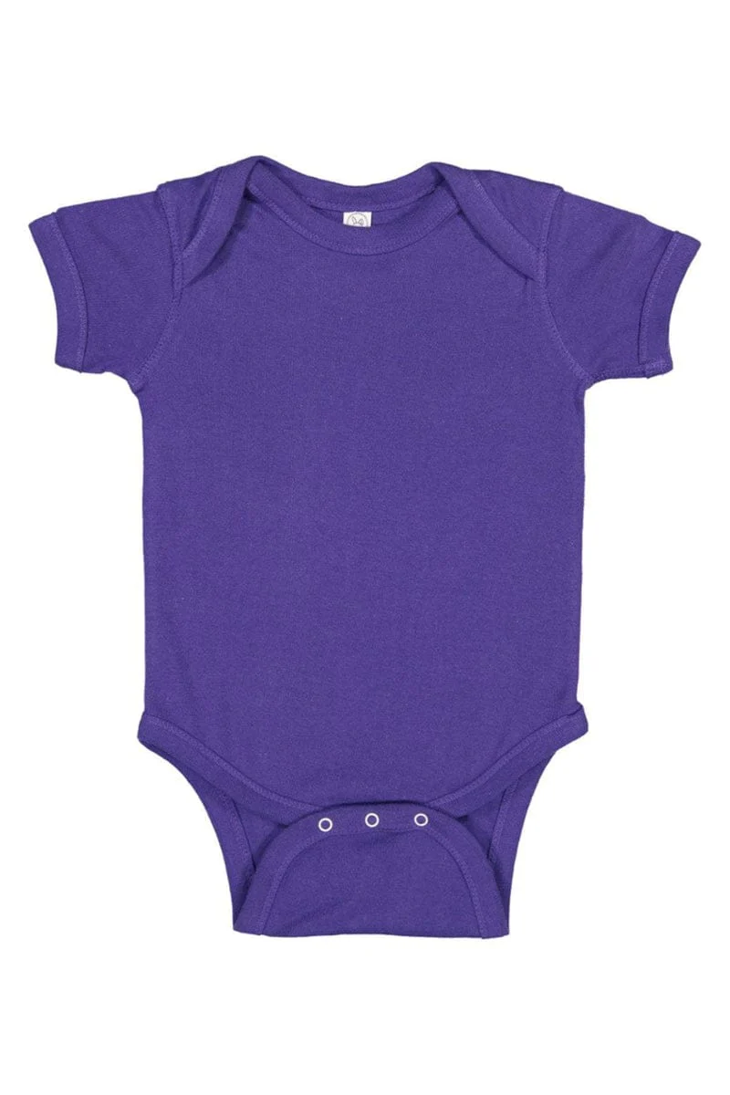 Rabbit Skins 4400 Infant Baby Rib Bodysuit, Basic Colors - Image 10