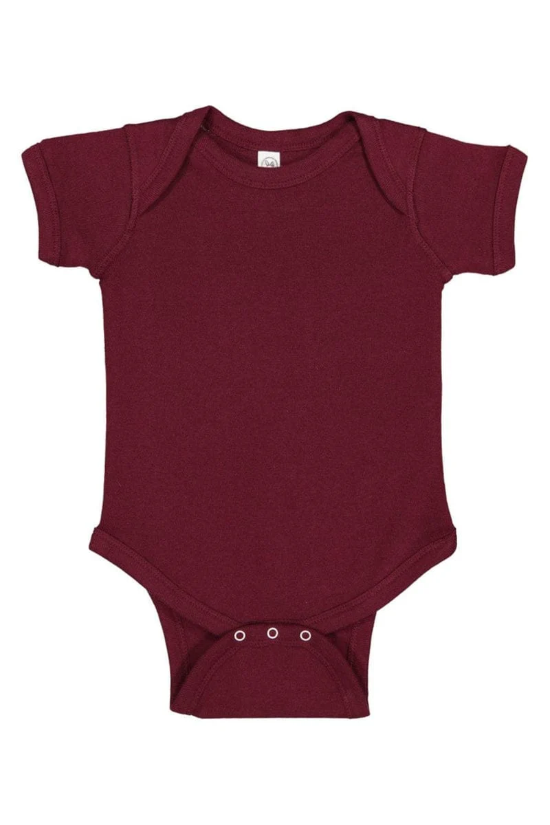 Rabbit Skins 4400 Infant Baby Rib Bodysuit, Basic Colors - Image 12