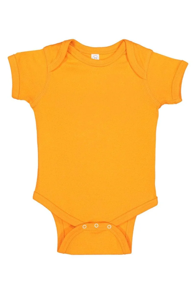Rabbit Skins 4400 Infant Baby Rib Bodysuit, Basic Colors - Image 16