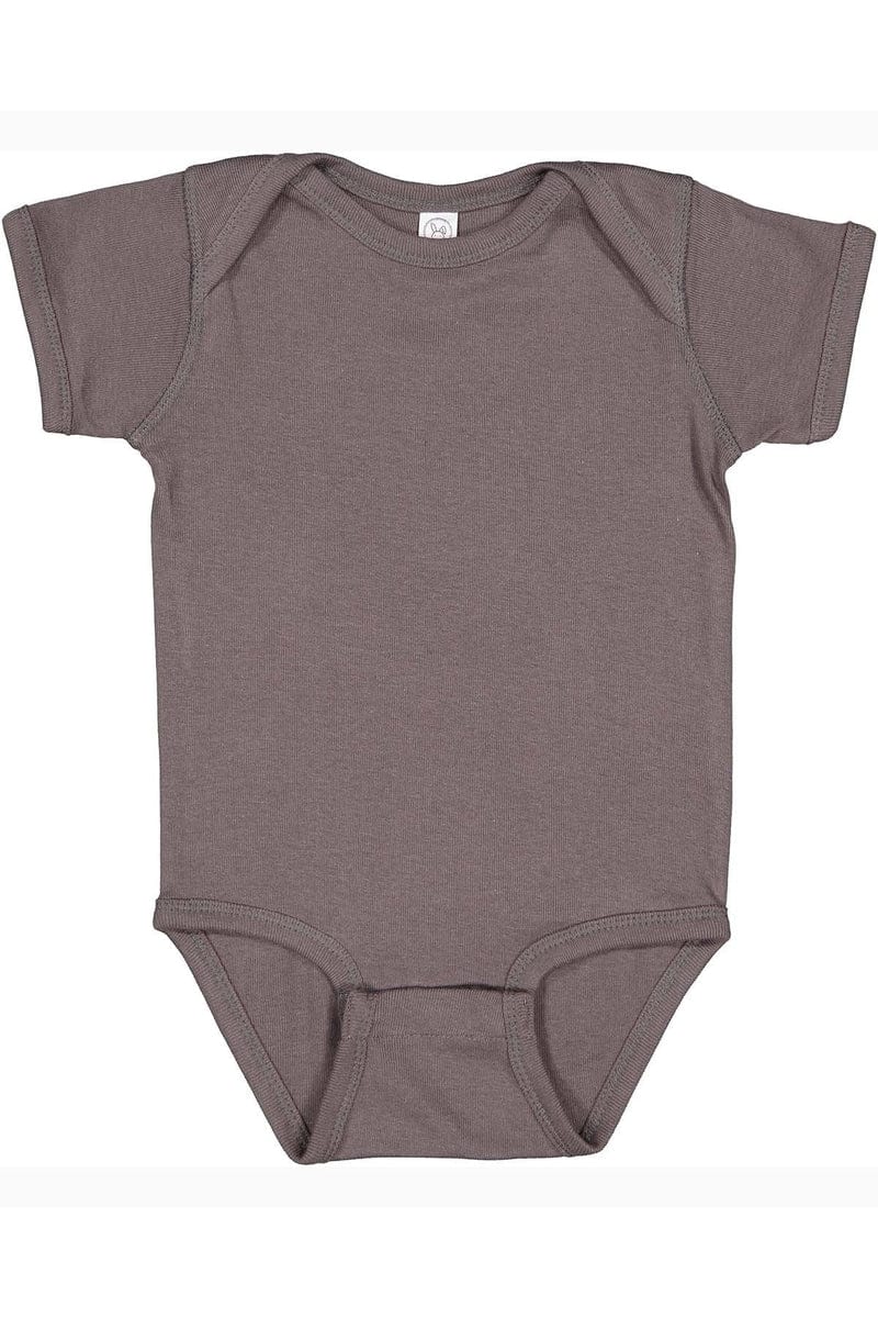Rabbit Skins 4400 Infant Baby Rib Bodysuit, Basic Colors - Image 19