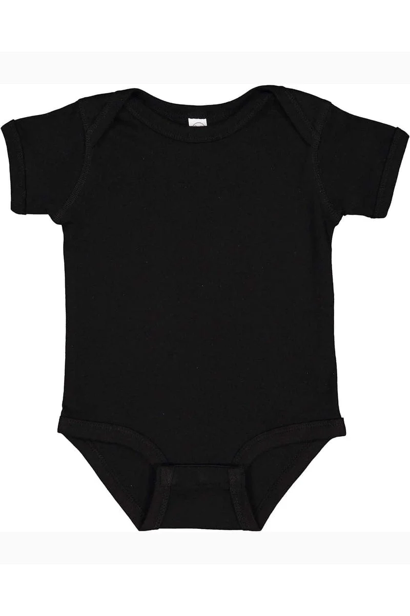 Rabbit Skins 4400 Infant Baby Rib Bodysuit, Basic Colors - Image 21