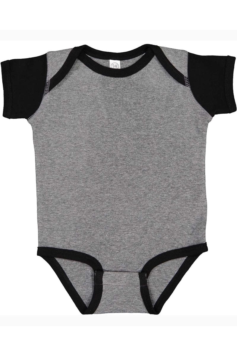 Rabbit Skins 4400 Infant Baby Rib Bodysuit, Basic Colors - Image 22