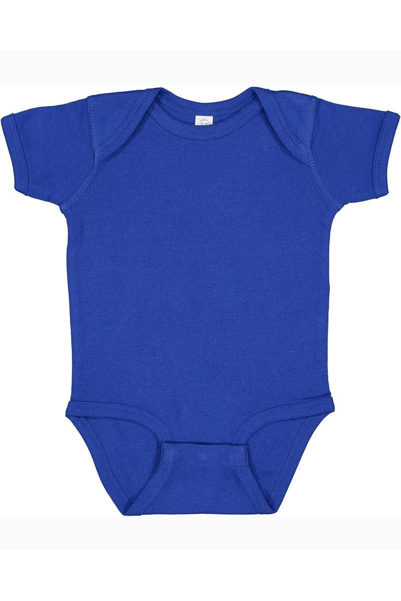 Rabbit Skins 4400 Infant Baby Rib Bodysuit, Basic Colors - Image 23