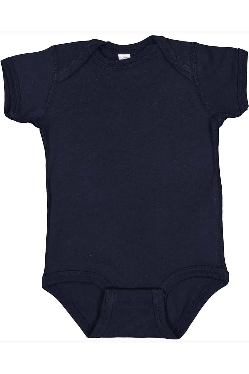 Rabbit Skins 4400 Infant Baby Rib Bodysuit, Basic Colors - Image 24