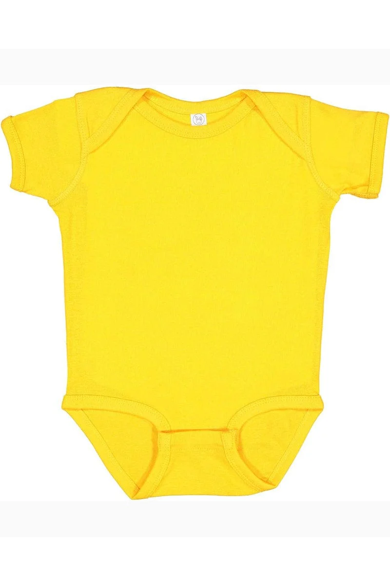 Rabbit Skins 4400 Infant Baby Rib Bodysuit, Basic Colors - Image 25