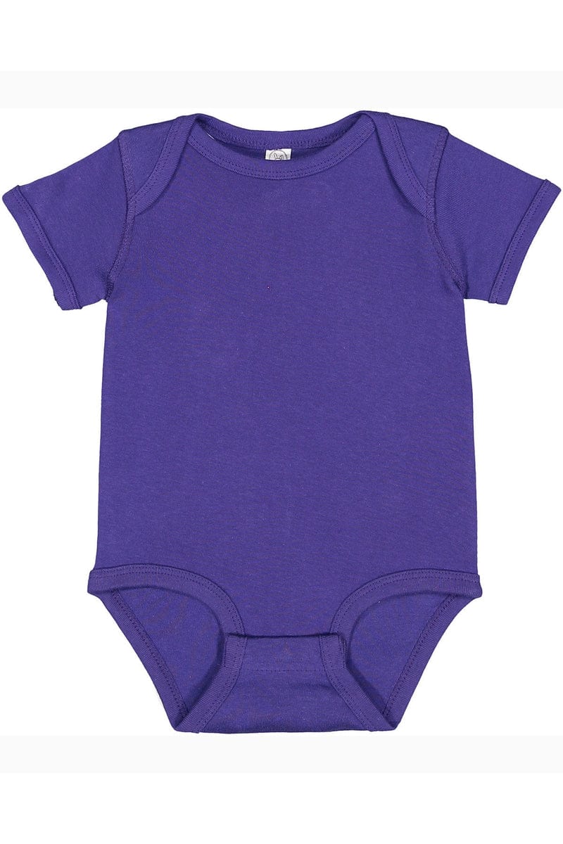 Rabbit Skins 4400 Infant Baby Rib Bodysuit, Basic Colors - Image 27