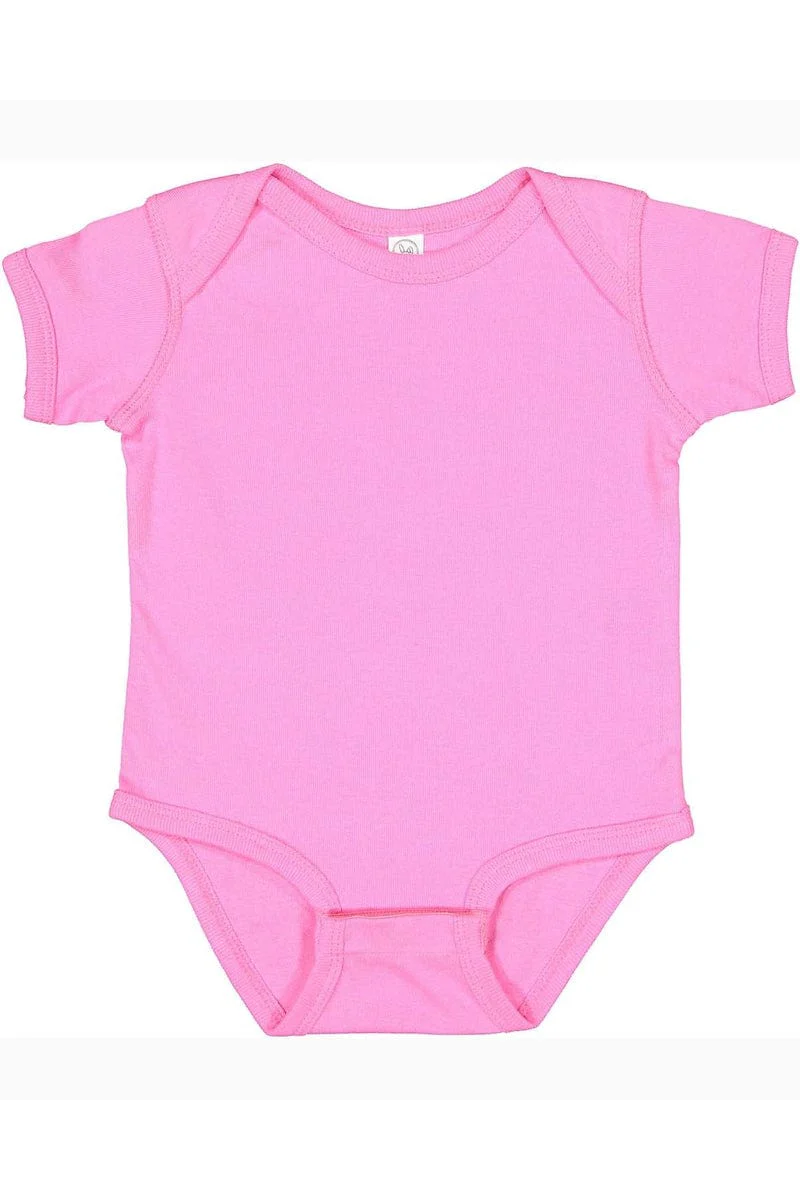 Rabbit Skins 4400 Infant Baby Rib Bodysuit, Basic Colors - Image 28