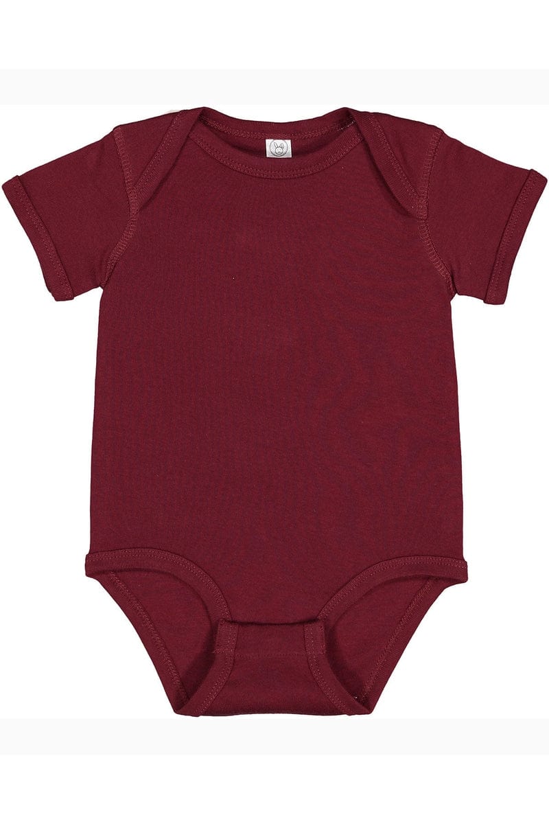 Rabbit Skins 4400 Infant Baby Rib Bodysuit, Basic Colors - Image 29