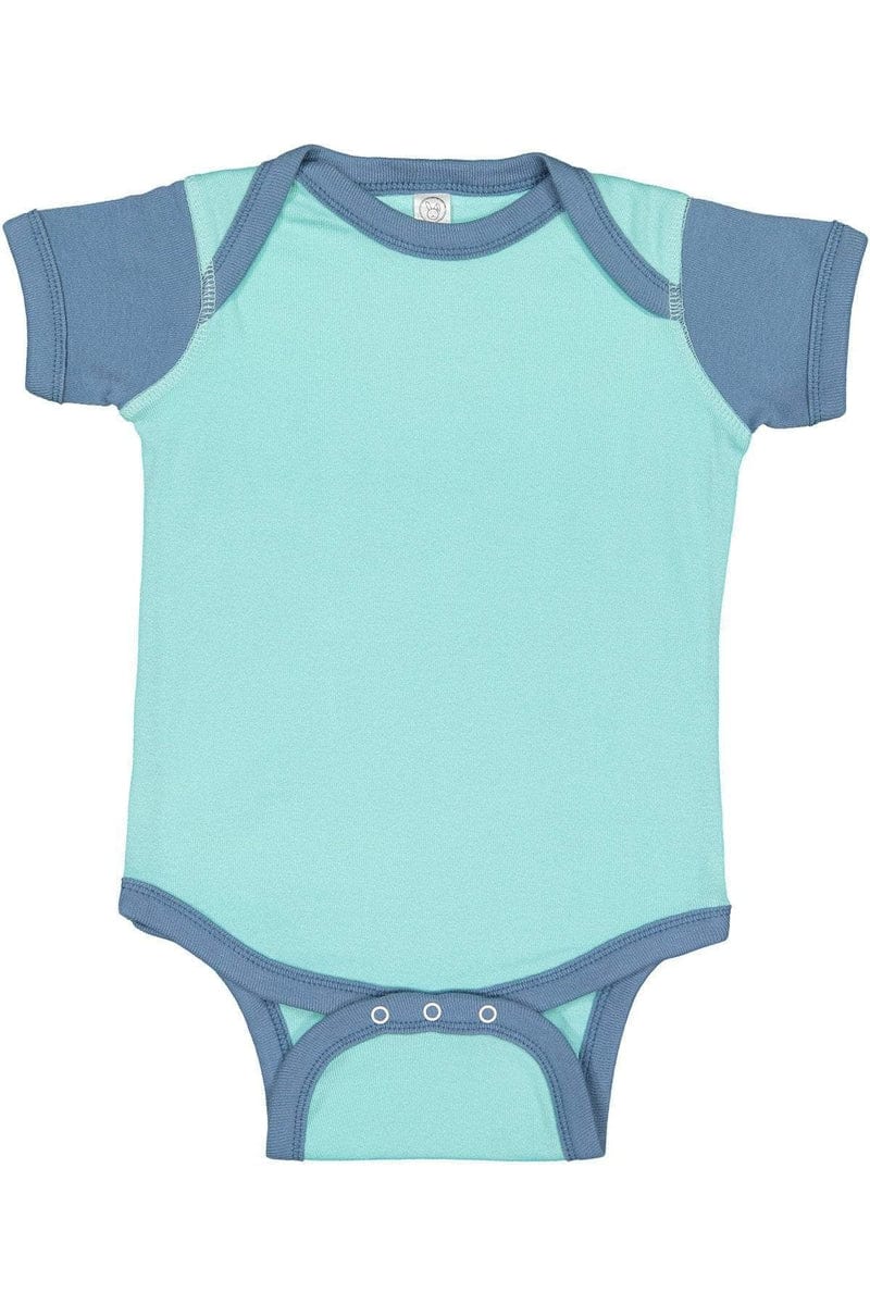 Rabbit Skins 4400 Infant Baby Rib Bodysuit, Basic Colors - Image 3