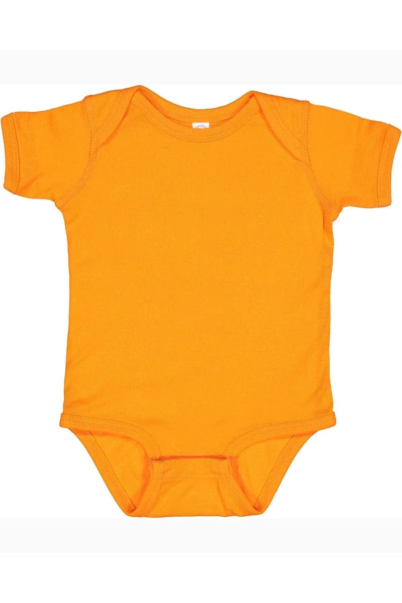 Rabbit Skins 4400 Infant Baby Rib Bodysuit, Basic Colors - Image 33