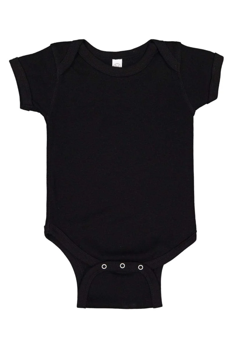 Rabbit Skins 4400 Infant Baby Rib Bodysuit, Basic Colors - Image 4