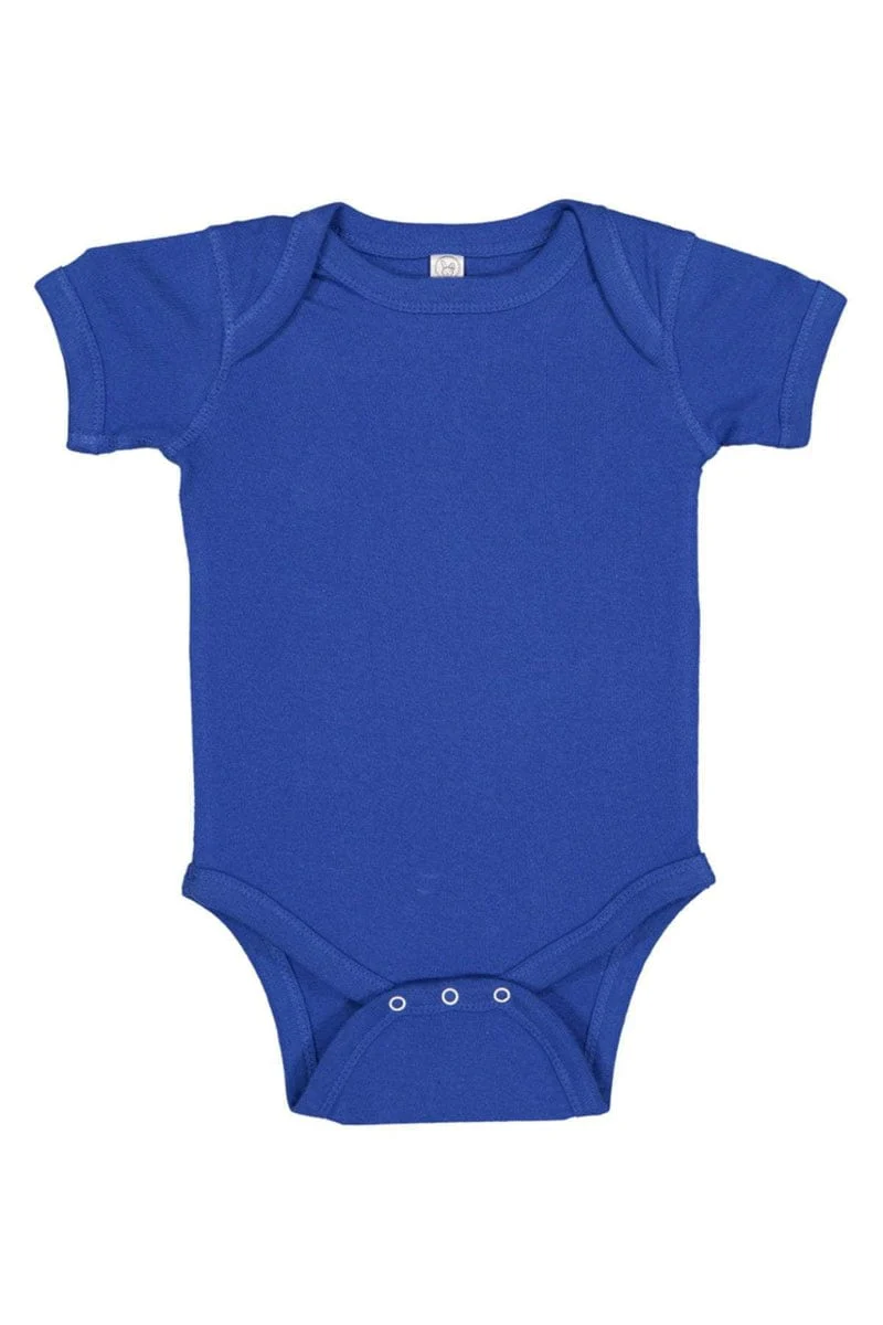 Rabbit Skins 4400 Infant Baby Rib Bodysuit, Basic Colors - Image 6