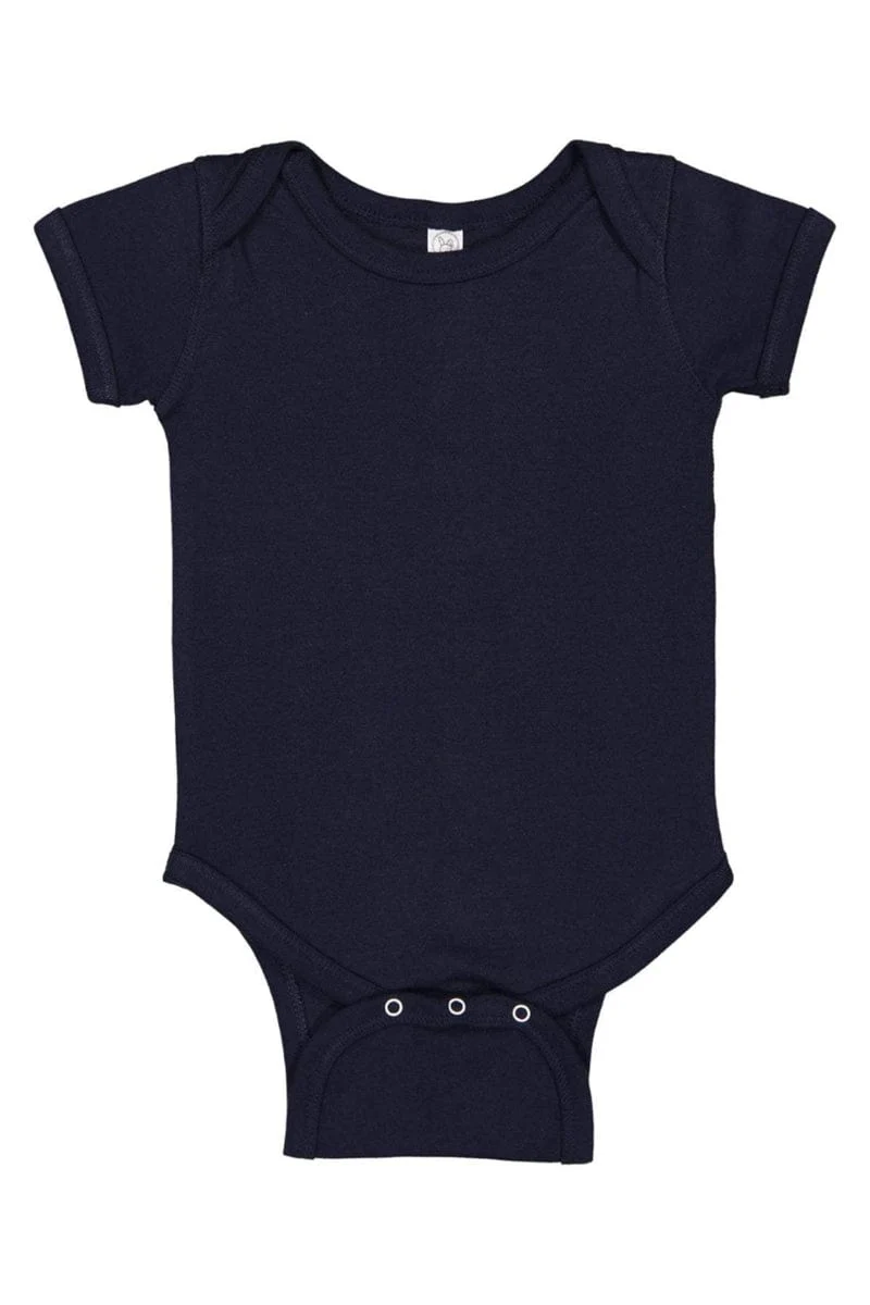 Rabbit Skins 4400 Infant Baby Rib Bodysuit, Basic Colors - Image 7