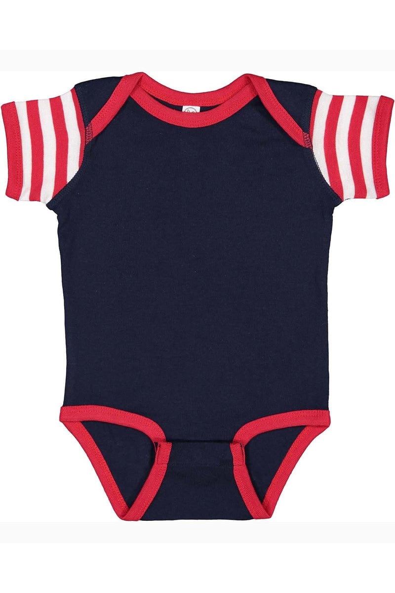 Rabbit Skins 4400 Infant Baby Rib Bodysuit, Traditional Colors - Image 20
