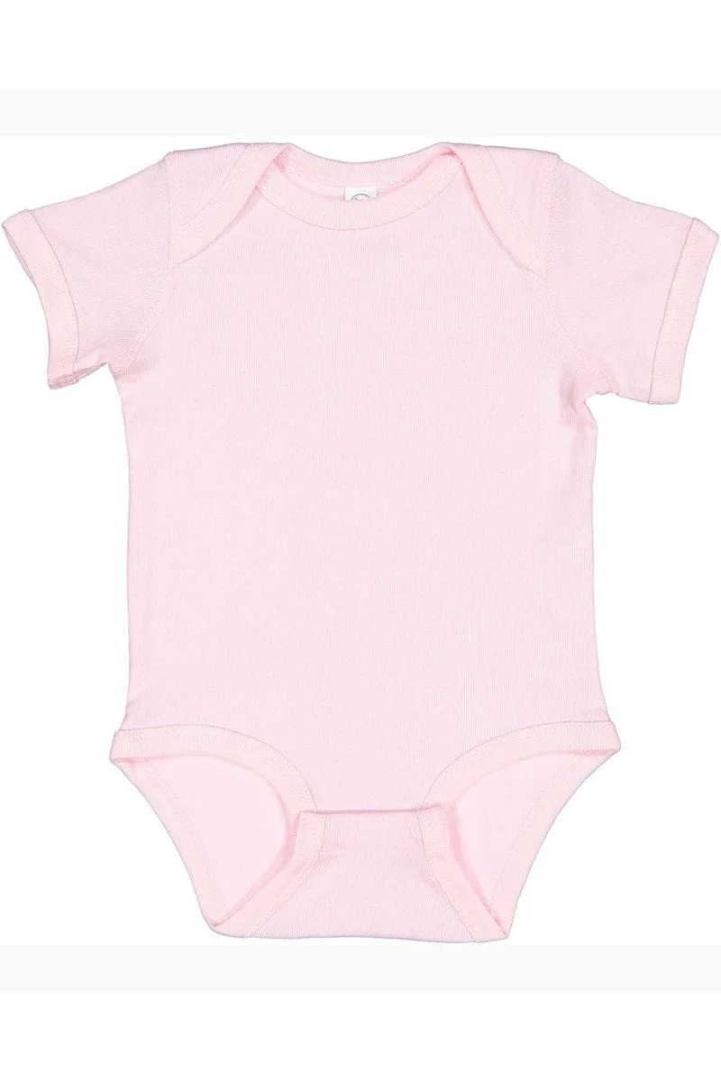 Rabbit Skins 4400 Infant Baby Rib Bodysuit, Traditional Colors - Image 22