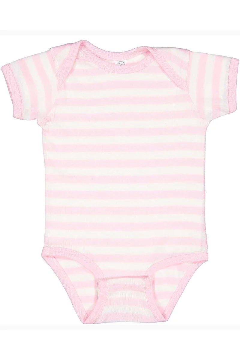 Rabbit Skins 4400 Infant Baby Rib Bodysuit, Traditional Colors - Image 25