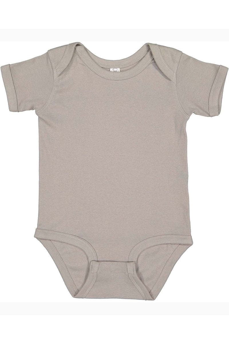 Rabbit Skins 4400 Infant Baby Rib Bodysuit, Traditional Colors - Image 27