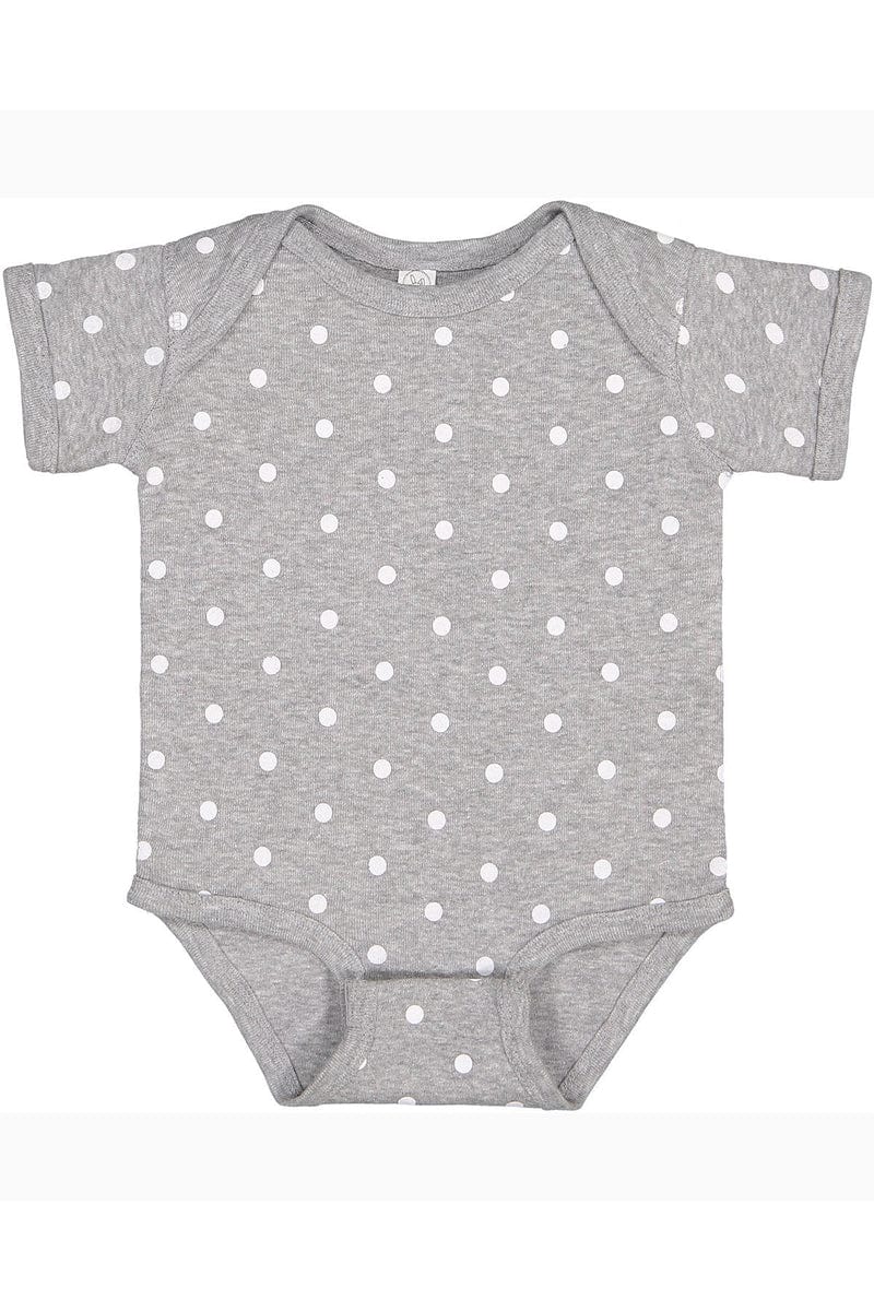 Rabbit Skins 4400 Infant Baby Rib Bodysuit, Traditional Colors - Image 29