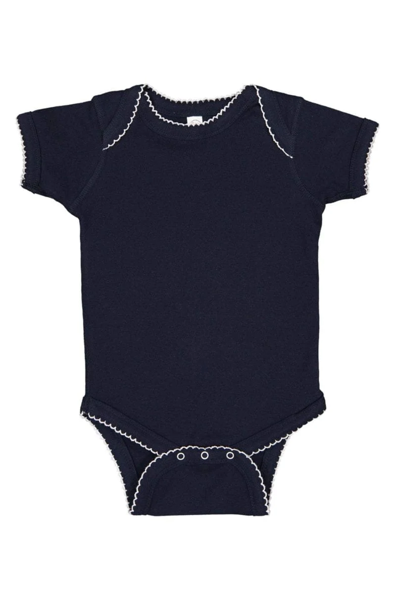 Rabbit Skins 4400 Infant Baby Rib Bodysuit, Traditional Colors - Image 5