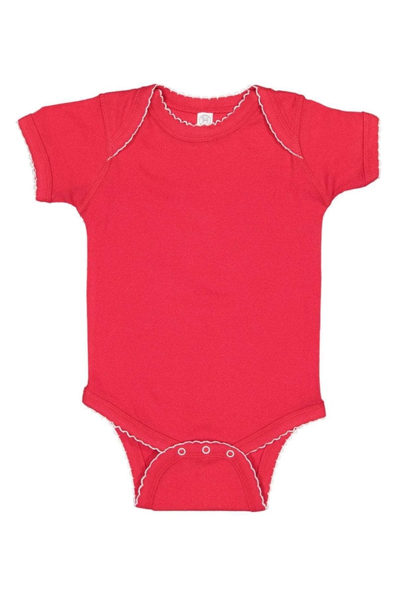 Rabbit Skins 4400 Infant Baby Rib Bodysuit, Traditional Colors - Image 7