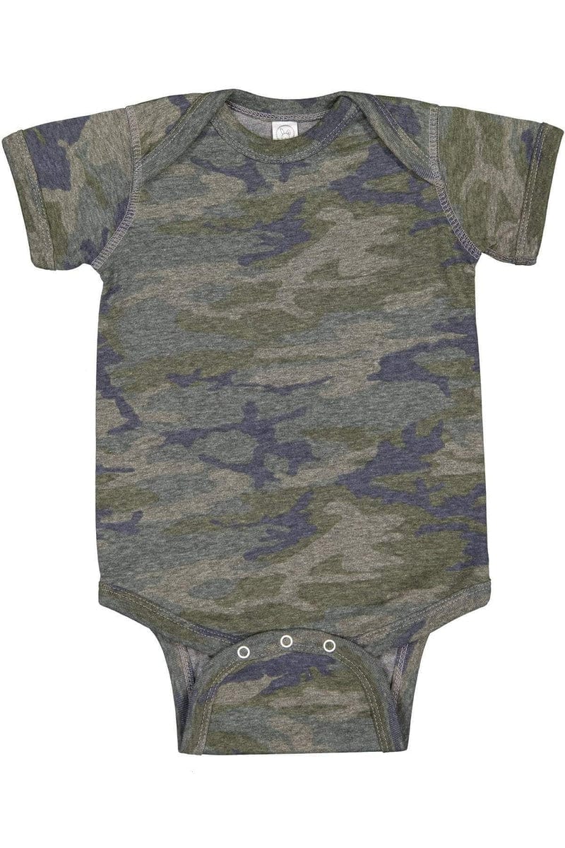 Rabbit Skins 4424 Infant Fine Jersey Bodysuit, Traditional Colors - Image 4