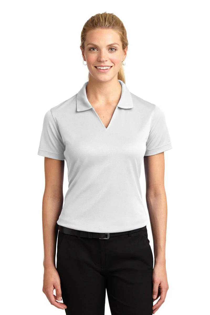 Sport-Tek Ladies Dri-Mesh V-Neck Polo. L469, Basic Colors - Image 15
